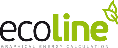 ecoline Logo – Software für Bauphysik & Energieausweis-Erstellung