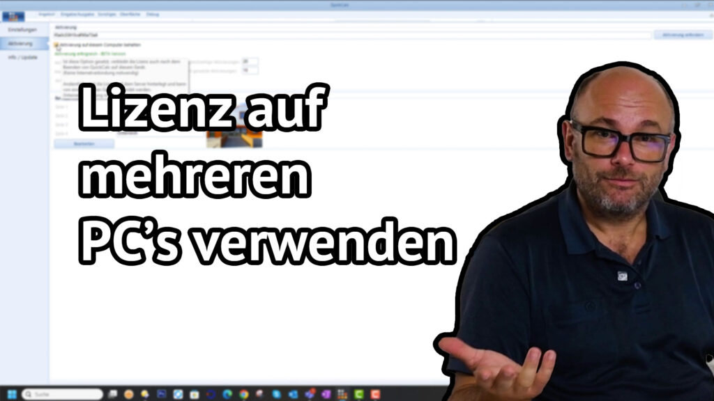 QuickCalc - Lizenz auf mehreren PC's verwenden Thumbnail