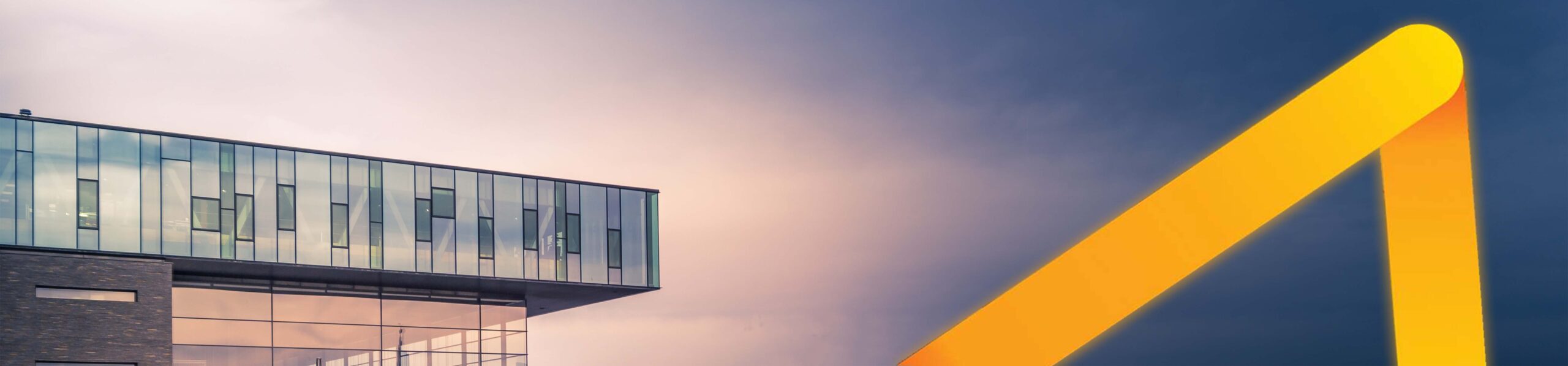 Grafisches Divider-Element mit Architekturdesign – trennt Inhalte visuell