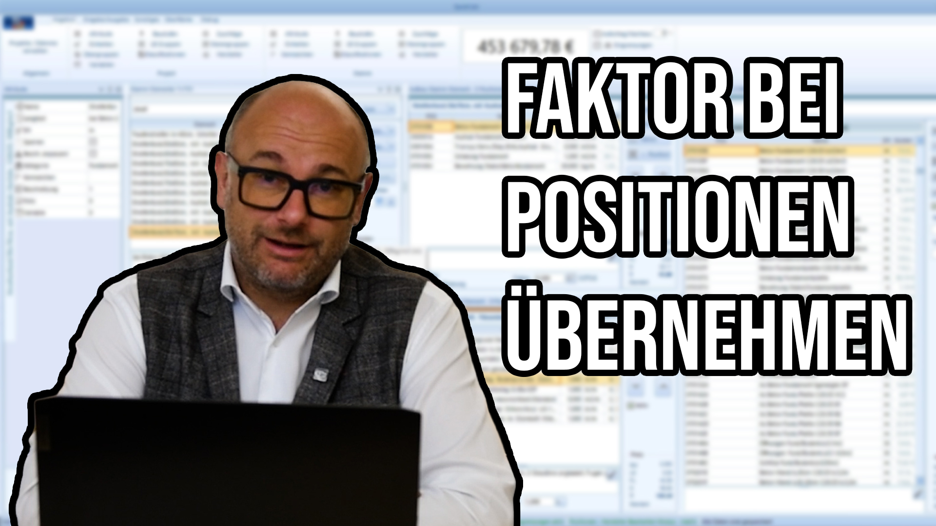 QuickCalc Demonstration: Faktoren mit F4 und F5 im Streifenfundament übernehmen