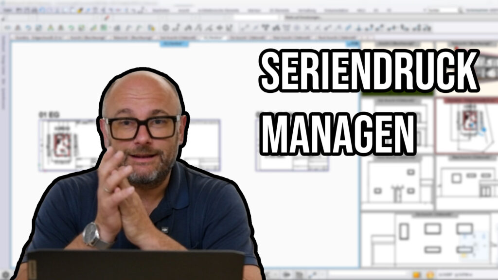 Seriendruck in ARCHLine.XP 2025 mit mehreren Layouts als PDF