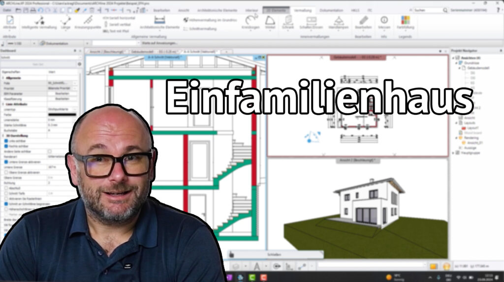 Gebäudeplanung mit ARCHLine.XP – Grundriss, Schnitt, Ansicht und Rendering in einem Workflow