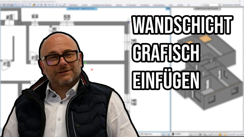 Wandaufbau mit Dämmschicht in ARCHLine.XP – BIM Software Wandschichten grafisch hinzufügen