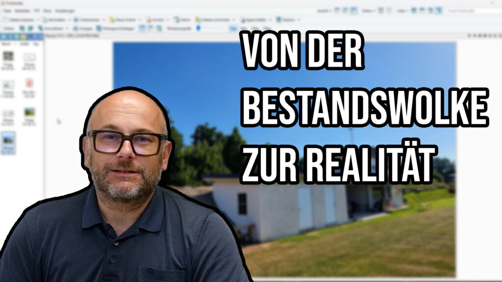 Punktwolke Umbauplanung – Bestandsaufnahme mit DINO SLAM Scanner und Umbauplan in ARCHLine.XP