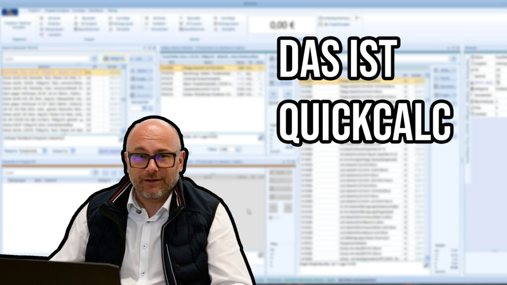 Bauangebot erstellen in QuickCalc – Kalkulation als Report ausgeben für Baumeister in Österreich